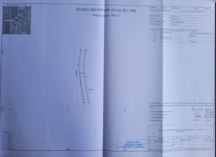 Paduodamas namų valdos 35.59 arų sklypas Kapitulščiznos k., Vilniaus rajone 13