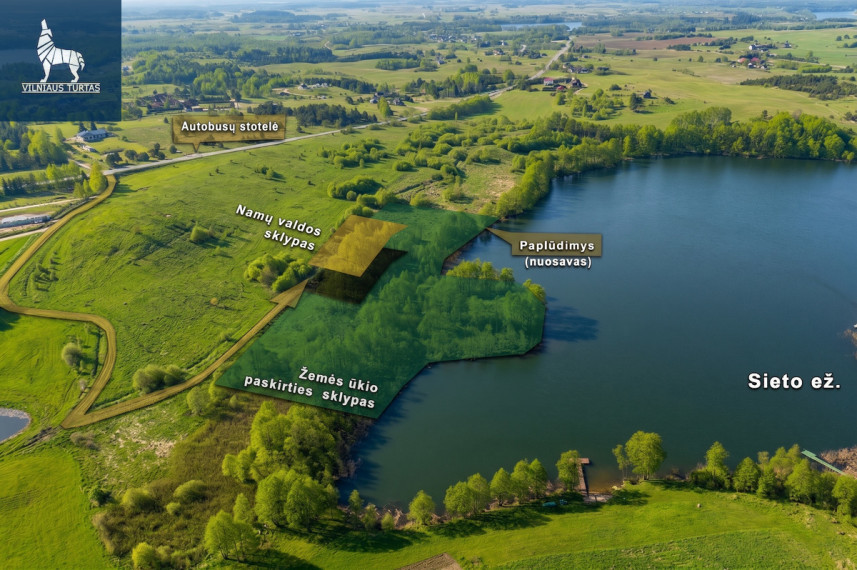 Parduodamas  sklypas Trakų g., Petkėniškių k., Trakų r. sav., 200.03 a ploto 1