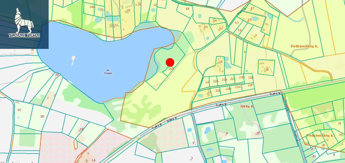 Parduodamas  sklypas Trakų g., Petkėniškių k., Trakų r. sav., 200.03 a ploto 14