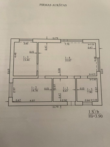 Parduodamas namas Vilties g., Derceklių k., Klaipėdos r. sav., 80 m2 ploto, 1 aukštai 8