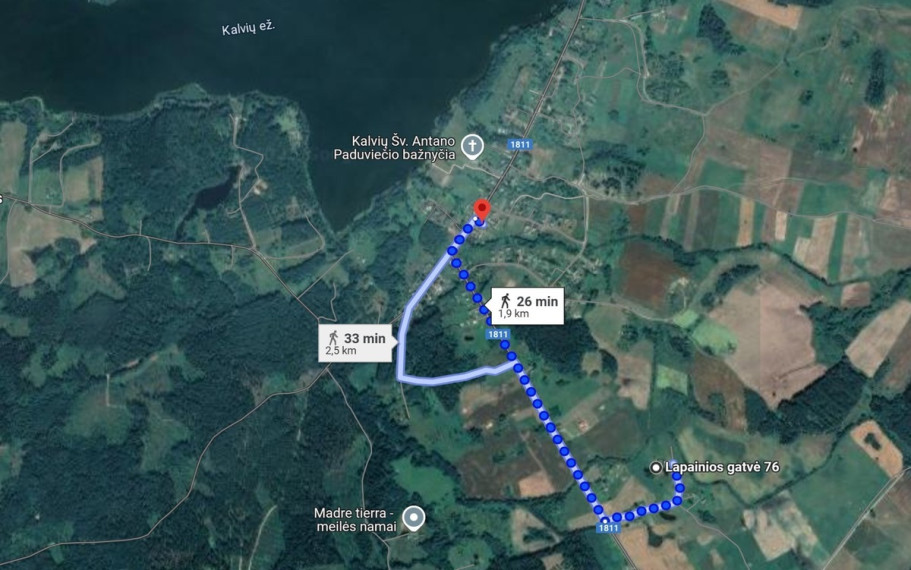 Parduodamas namas Kaišiadorių r. sav., Kalvių k., Lapainios, 39.49 m2 ploto, 1 aukštai 22