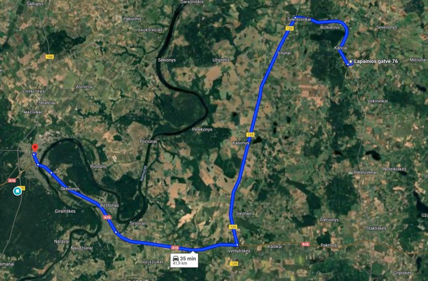 Parduodamas namas Kaišiadorių r. sav., Kalvių k., Lapainios, 39.49 m2 ploto, 1 aukštai 24