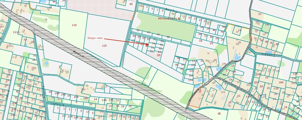 Parduodamas  sklypas Šaltupio g., Motiejiškių k., Vilniaus r. sav., 10 a ploto 7