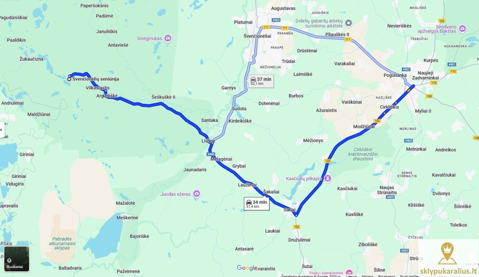 Parduodamas  sklypas Rutovčiznos vs., Švenčionių r. sav., 618 a ploto 15