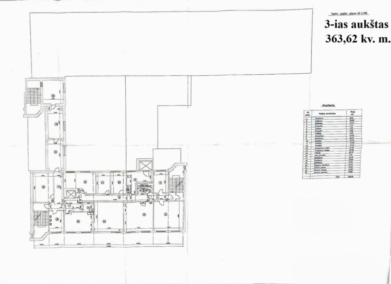 Parduodamos administracinės, gamybinės, kitos paskirties patalpos Gedimino g., Tauragės m., Tauragės r. sav., 2448.61 m2 ploto 11