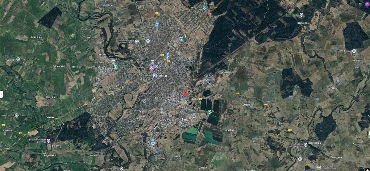 Parduodamos administracinės, gamybinės, kitos paskirties patalpos Gedimino g., Tauragės m., Tauragės r. sav., 2448.61 m2 ploto 14