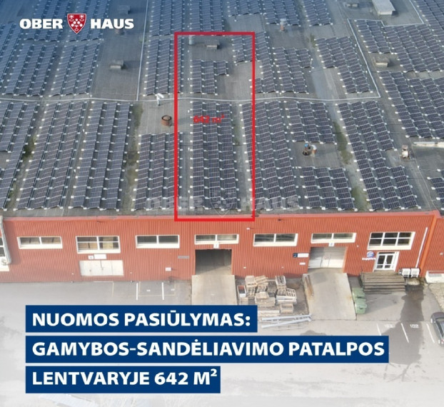 Nuomojamos sandėliavimo patalpos Klevų al., Lentvario m., Trakų r. sav., 642 m2 ploto 3
