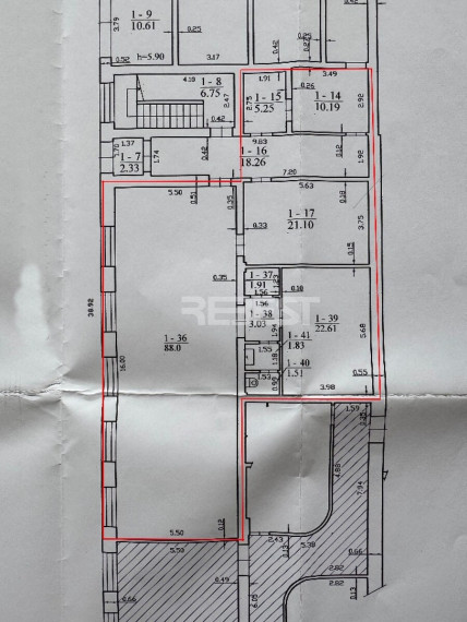 Nuomojamos administracinės patalpos Metalistų g., Pabaliai, Šiaulių m., Šiaulių m. sav., 140 m2 ploto 13