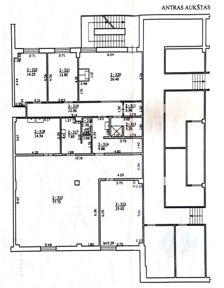 Parduodamos administracinės, gamybinės, kitos paskirties, paslaugų, prekybos patalpos Draugystės g., Dainava, Kauno m., Kauno m. sav., 209.57 m2 ploto 21