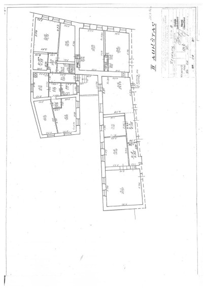 Parduodamas butas Stiklių g., Senamiestis, Vilniaus m., Vilniaus m. sav., 963.48 m² ploto 23 kambariai 34