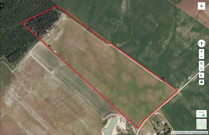 Parduodamas sklypas Bitaičių k., Pakruojo r. sav., 1315.88 a ploto 31
