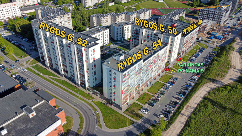 Parduodamas butas Rygos g., Justiniškės, Vilniaus m., Vilniaus m. sav., 82.86 m² ploto 3 kambariai 20