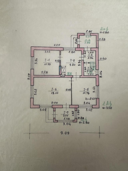Parduodamas namas Kapų g., Linkuvos m., Pakruojo r. sav., 62.77 m² ploto 3 kambariai 20