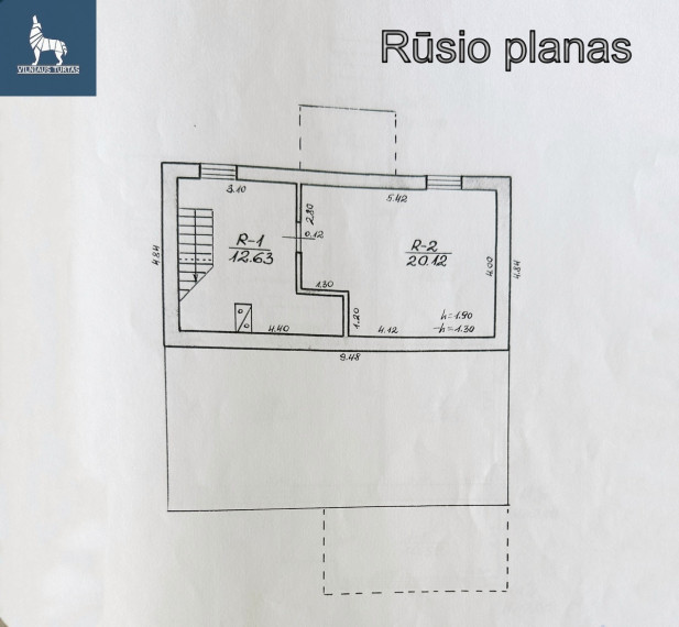 Parduodamas namas Apaščios g., Apaščios k., Rokiškio r. sav., 108.71 m2 ploto, 1 aukštai 21