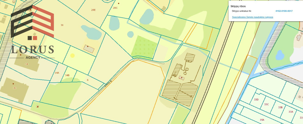 Parduodamas  sklypas V. Sirokomlės g., Nemėžio mstl., Vilniaus r. sav., 35 a ploto 12