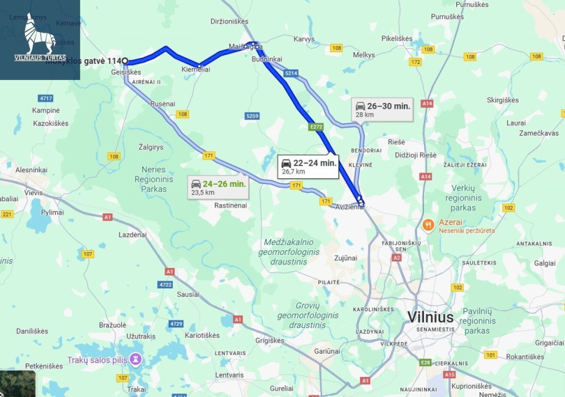 Parduodamas  sklypas Mokyklos g., Geisiškių k., Vilniaus r. sav., 230.32 a ploto 8