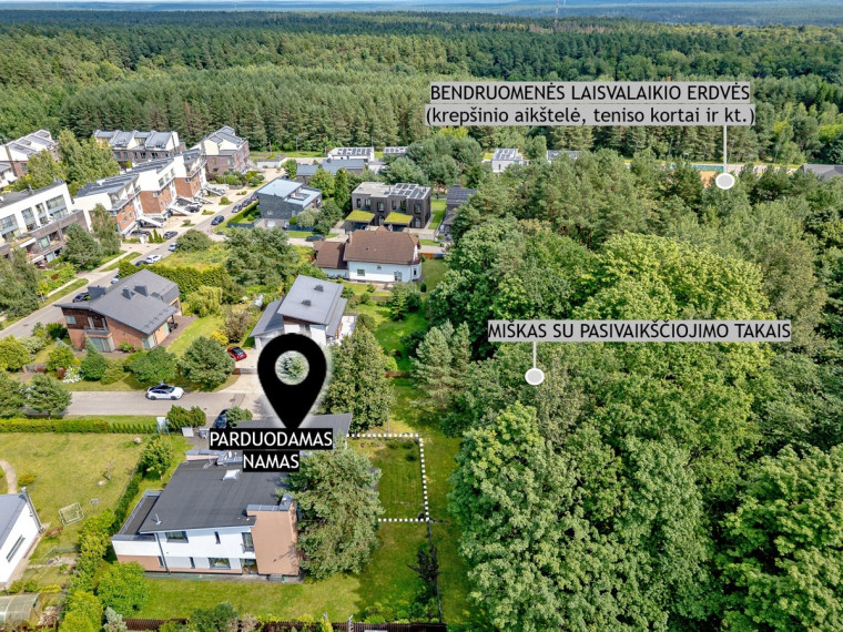 Parduodamas namas A. Šabaniausko g., Santariškės, Vilniaus m., Vilniaus m. sav., 220 m2 ploto, 2 aukštai 31
