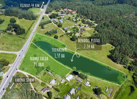 Parduodama žemė 2,54 ha Pirčiupių k., Varėnos r.
