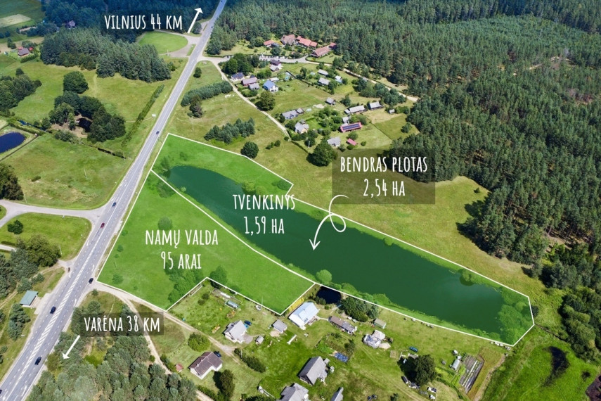 Parduodama žemė 2,54 ha Pirčiupių k., Varėnos r. 1