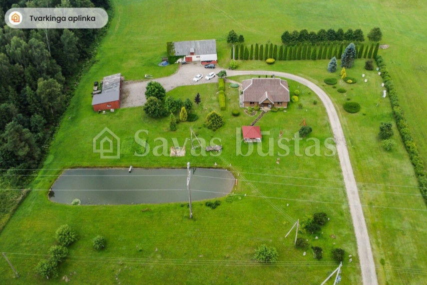 Parduodamas namas Sarakų g., Sarakų II k., Telšių r. sav., 150 m2 ploto, 1 aukštai 3