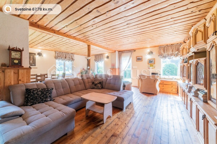 Parduodamas namas Sarakų g., Sarakų II k., Telšių r. sav., 150 m2 ploto, 1 aukštai 10