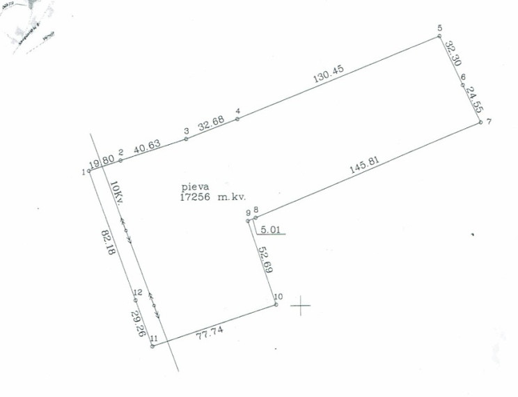 Parduodamas  sklypas Kiemelių g., Maišiagalos mstl., Vilniaus r. sav., 172.56 a ploto 9