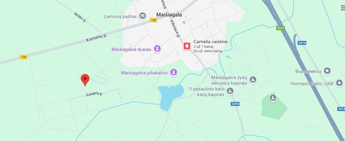 Parduodamas  sklypas Kiemelių g., Maišiagalos mstl., Vilniaus r. sav., 172.56 a ploto 11
