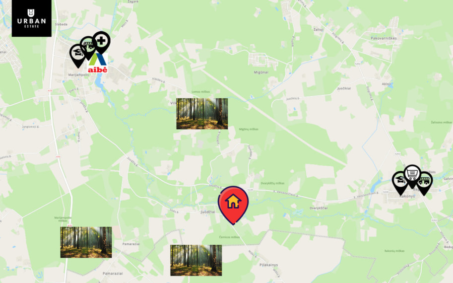 Parduodamas sklypas Juodžių k., 169 a ploto 12
