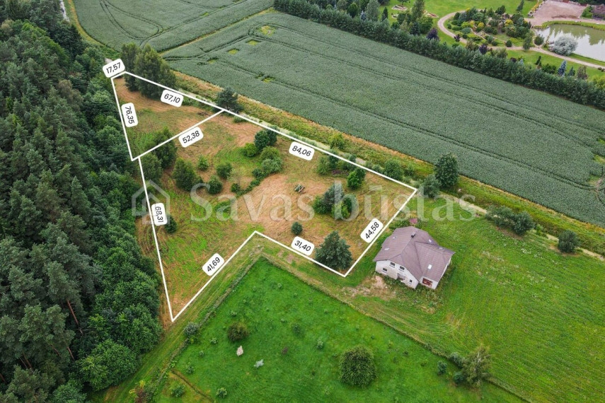 Parduodamas  sklypas Aušros kel., Urvikių k., Mažeikių r. sav., 77.4 a ploto 3
