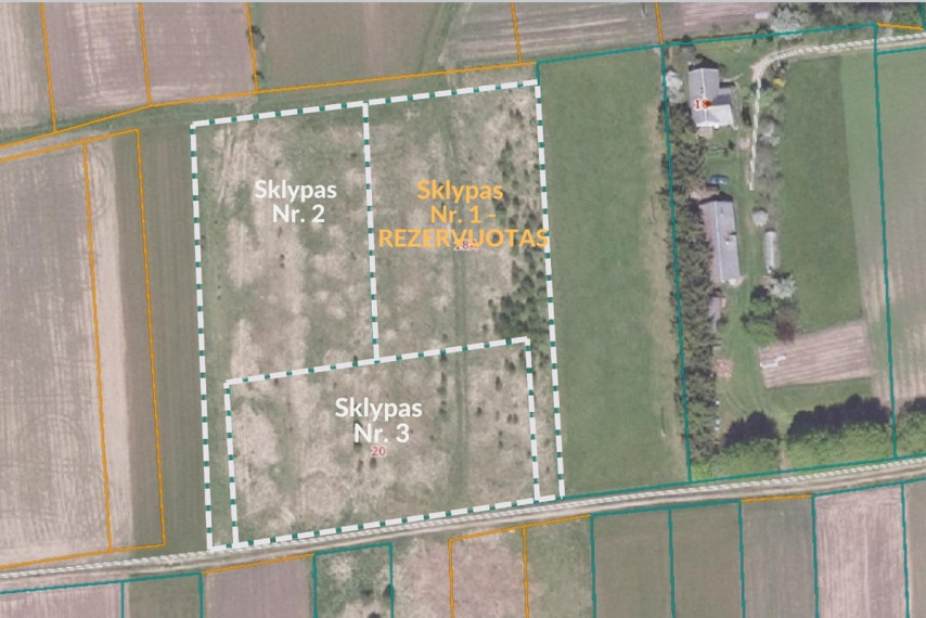 Parduodamas  sklypas Daugų g., Onuškio mstl., Trakų r. sav., 28.73 a ploto 16
