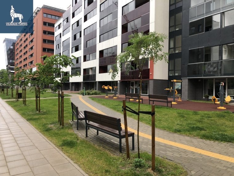 Parduodamas butas Daugėliškio g., Šnipiškės, Vilniaus m., Vilniaus m. sav., 34.71 m2 ploto, 1 kambariai 14