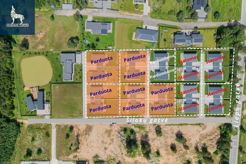 Parduodamas namas Šilokų g., Užudvarionių k., Vilniaus r. sav., 112 m2 ploto, 1 aukštai 16