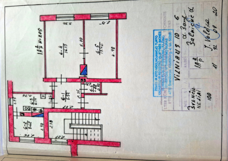 Parduodamas butas Vilniaus g., Švenčionėlių m., Švenčionių r. sav., 42.63 m² ploto 3 kambariai 5