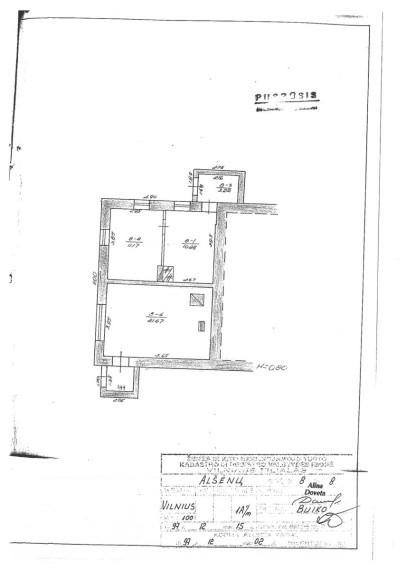 Parduodamas butas Alšėnų g., Naujininkai, Vilniaus m., Vilniaus m. sav., 24.61 m² ploto 1 kambarys 8