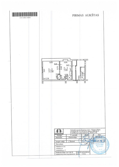 Parduodamas butas Šnipiškės, Vilniaus m., Vilniaus m. sav., 19.45 m² ploto 1 kambarys 14