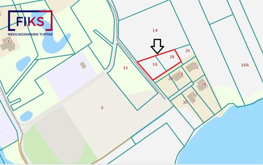 Parduodamas sklypas Žirgyno g., Pajiesio k., Kauno r. sav., 14.79 a ploto 17