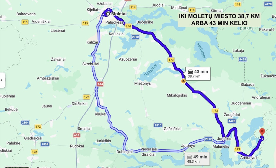 Parduodamas namas Dūkšto g., Salako mstl., Zarasų r. sav., 47 m2 ploto, 1 aukštai 21