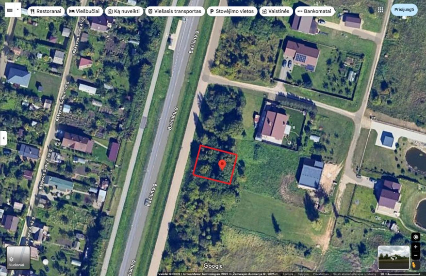 Parduodamas sklypas Bačiūnų g., Rėkyva, Šiaulių m., Šiaulių m. sav., 5.50 a ploto 2