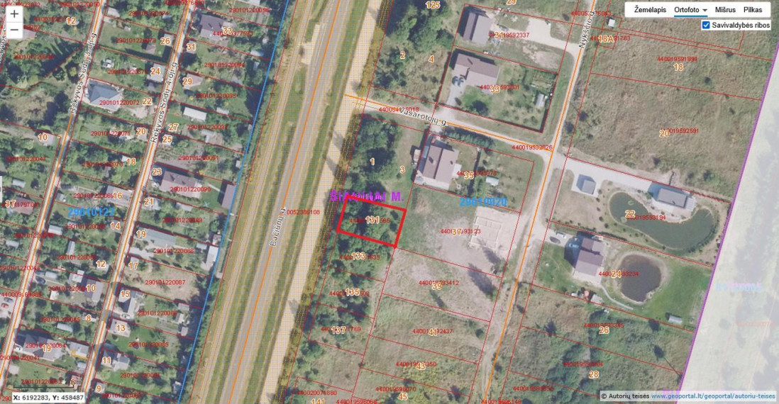 Parduodamas sklypas Bačiūnų g., Rėkyva, Šiaulių m., Šiaulių m. sav., 5.50 a ploto 3