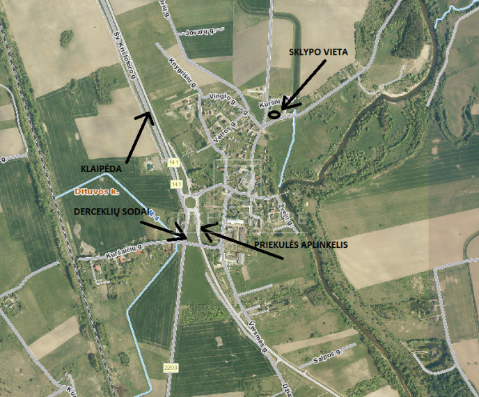 Parduodamas  sklypas Dituvos k., Klaipėdos r. sav., 11 a ploto 1