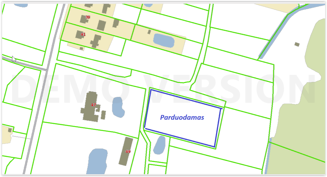 Parduodamas sklypas Saulėtekio g., Einoraičių k., Šiaulių r. sav., 71.62 a ploto 3