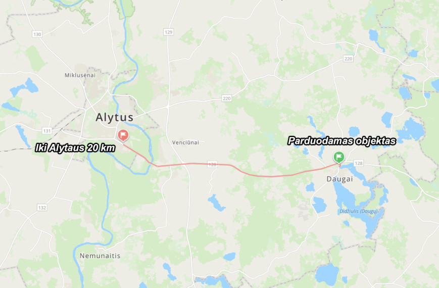 Parduodamas namas Daugų g., Daugų m., Alytaus r. sav., 65.36 m2 ploto, 2 aukštai 20