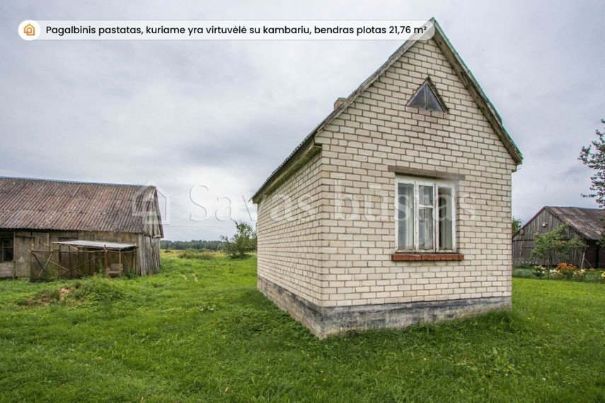 Parduodamas namas Ilgio g., Kegų k., Telšių r. sav., 83.3 m2 ploto, 1 aukštai 19