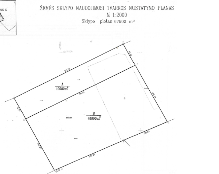Parduodamas sklypas Pakarklio k., Raseinių r. sav., 190 a ploto 2