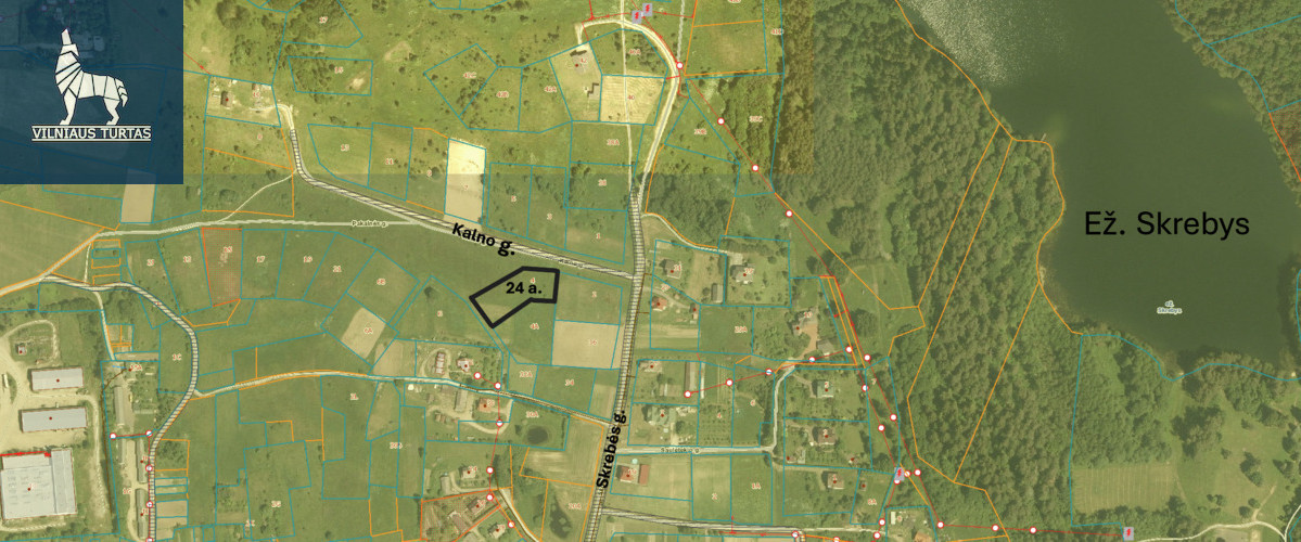 Parduodamas  sklypas Kalno g., Aukštadvario mstl., Trakų r. sav., 24 a ploto 6