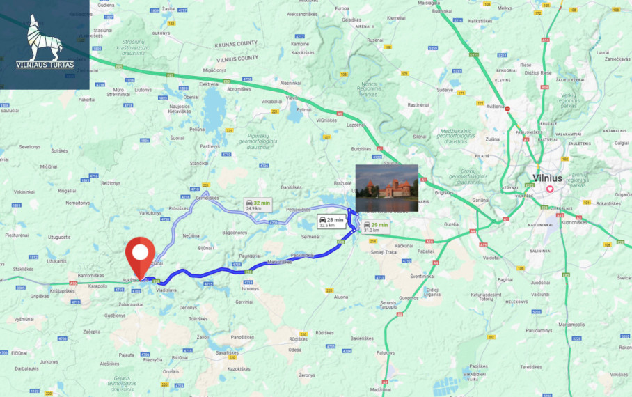 Parduodamas  sklypas Kalno g., Aukštadvario mstl., Trakų r. sav., 24 a ploto 8