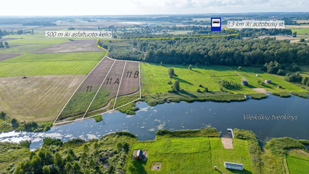 Parduodamas  sklypas Plotų vs., Širvintų r. sav., 85.82 a ploto 1