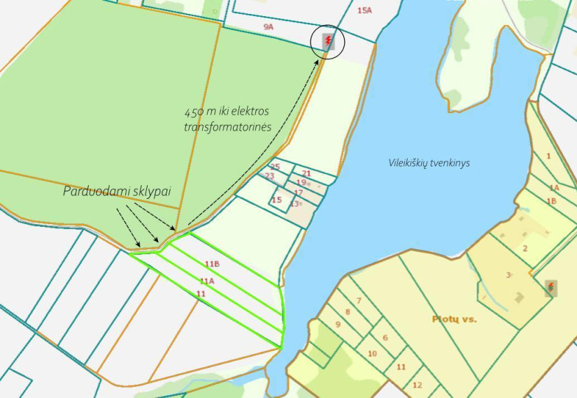 Parduodamas  sklypas Plotų vs., Širvintų r. sav., 85.82 a ploto 12
