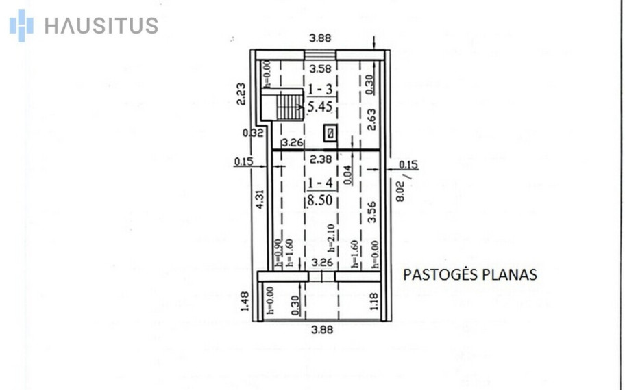 Parduodamas namas Elmos 1-oji g., Šeimyniškėlių k., 34.07 kv.m ploto 41