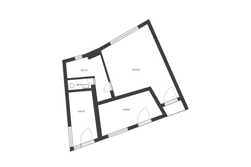 Parduodamos administracinės, kitos paskirties, maitinimo patalpos Kranto g., Centras, Panevėžio m., Panevėžio m. sav., 61.67 m2 ploto 7